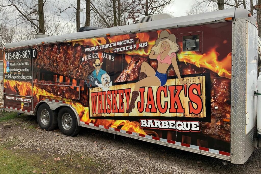 Whiskey Jack's BBQ food trailer